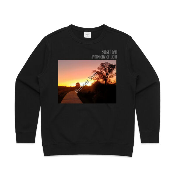 Pathway to Paradise, front - AS Colour Womens Premium Crew Thumbnail