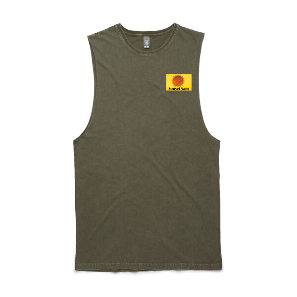 Pathway to Paradise, back - AS Colour Mens Stone Wash Barnard Tank Thumbnail