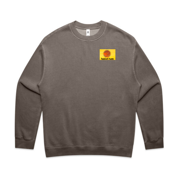 Pathway to Paradise, back - AS Colour Mens Relax Faded Crew Thumbnail