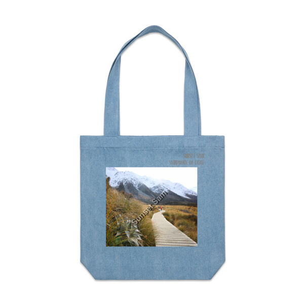Mountain Path, front - AS Colour Denim Carrie Tote Thumbnail
