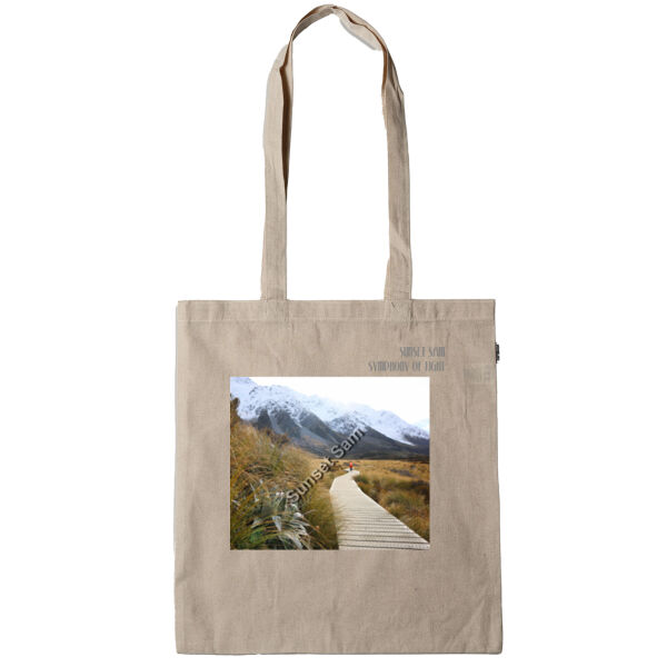 Mountain Path, front - Calico Tote Bag - Thread Project Thumbnail