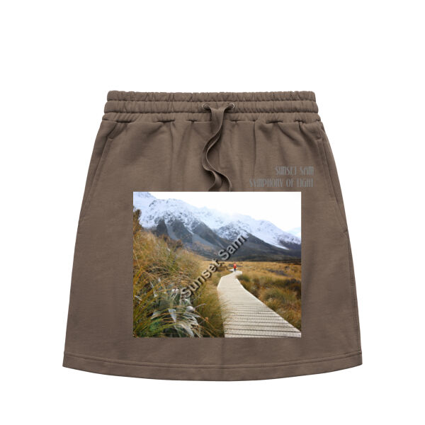 Mountain Path, front - AS Colour Womens Terry Skirt Thumbnail
