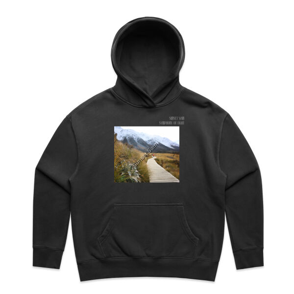 Mountain Path, front - AS Colour Womens Relax Faded Hood Thumbnail