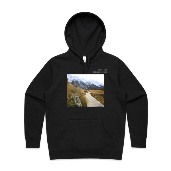 Mountain Path, front - AS Colour Womens Stencil Hood Thumbnail