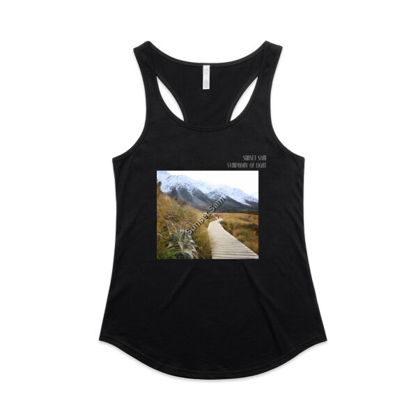 Mountain Path, front - AS Colour Womens Mali Racerback Singlet Thumbnail