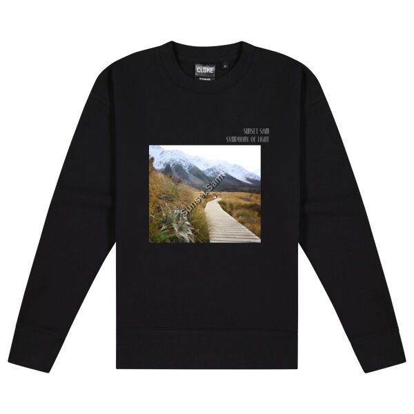 Mountain Path, front - Cloke Women's Standard Crew Neck Sweat Thumbnail