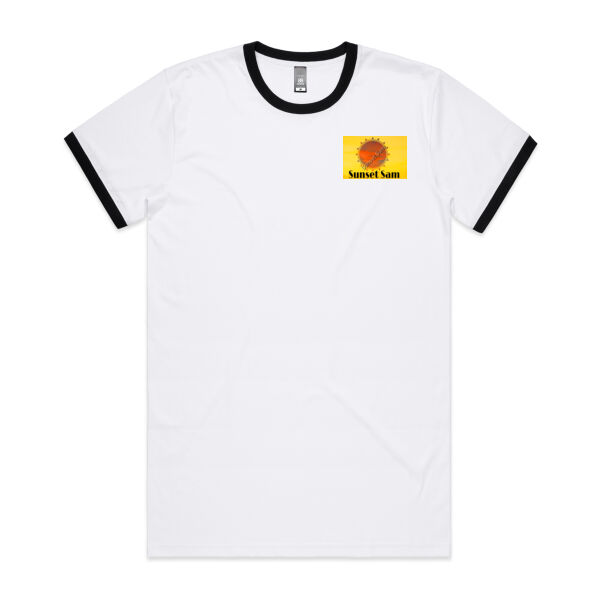 Mountain Path, back - AS Colour Mens Staple Ringer Tee Thumbnail