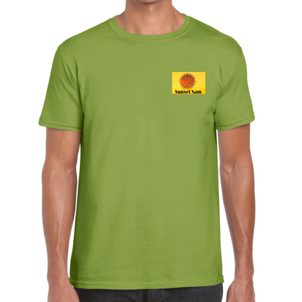 Mountain Path, back - Gildan Mens Softstyle T-Shirt Thumbnail