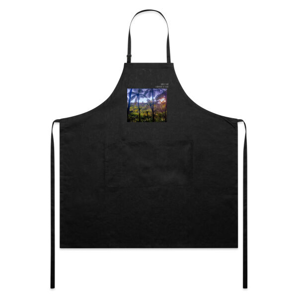 Ponga Paradise front - AS Colour Linen Apron Thumbnail