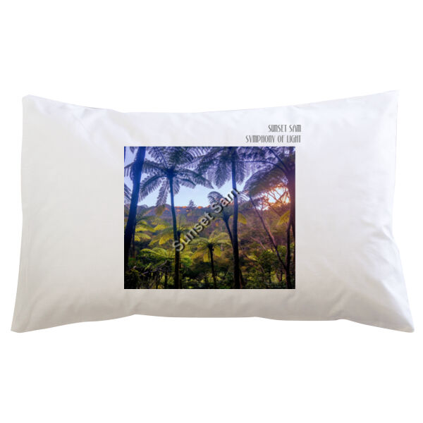 Ponga Paradise front - Pillowcase  Thumbnail