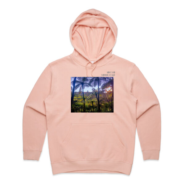 Ponga Paradise front - AS Colour Womens Premium Hood Thumbnail