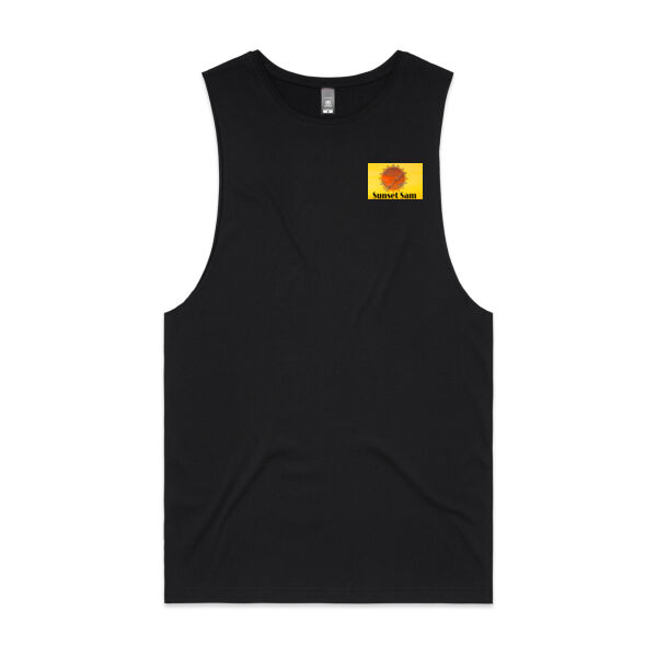 Ponga Paradise, back - AS Colour Mens Barnard Tank Thumbnail