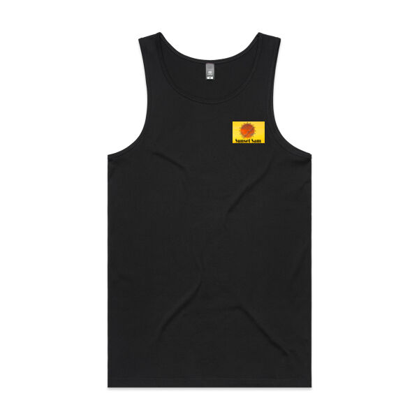 Ponga Paradise, back - AS Colour Mens Lowdown Singlet Thumbnail