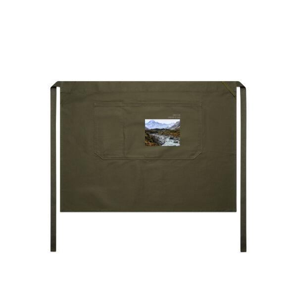 Curved creek from Mount Aoraki, front - AS Colour Carrie Half Apron Thumbnail