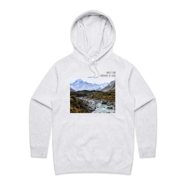 Curved creek from Mount Aoraki, front - AS Colour Womens Supply Hood Thumbnail