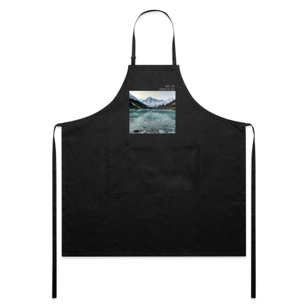 Mountain Ice, front - AS Colour Linen Apron Thumbnail