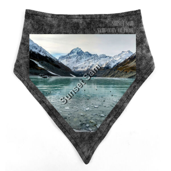 Mountain Ice, front - Stonewash Bandana Bib Thumbnail