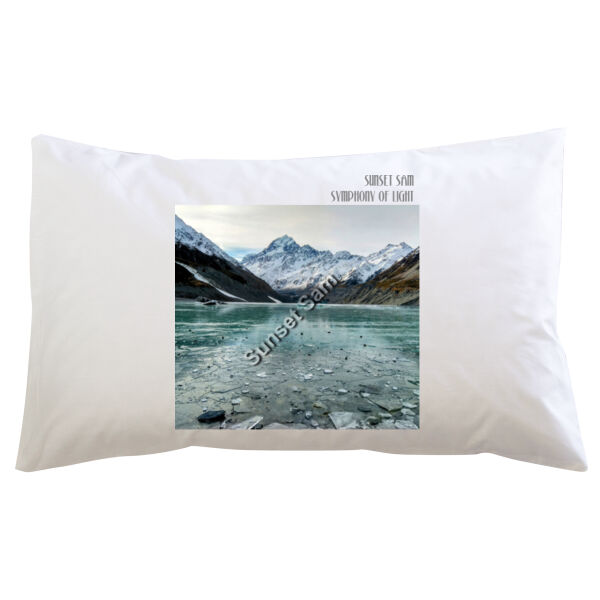Mountain Ice, front - Pillowcase  Thumbnail