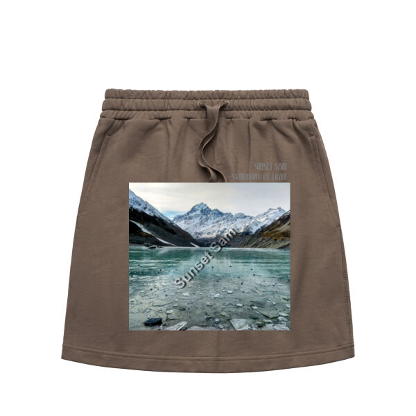 Mountain Ice, front - AS Colour Womens Terry Skirt Thumbnail