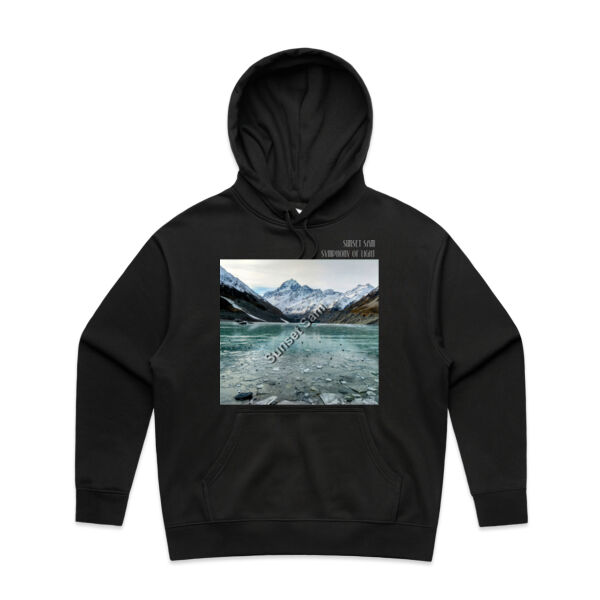 Mountain Ice, front - AS Colour Womens Heavy Hood Thumbnail