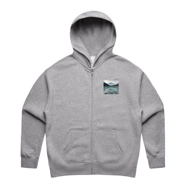 Mountain Ice, front - AS Colour Womens Relax Zip Hoodie Thumbnail