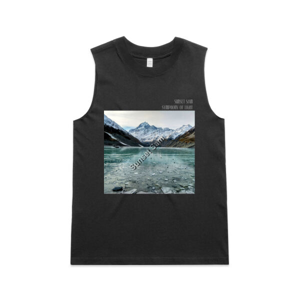 Mountain Ice, front - AS Colour Womens Heavy Faded Tank Thumbnail