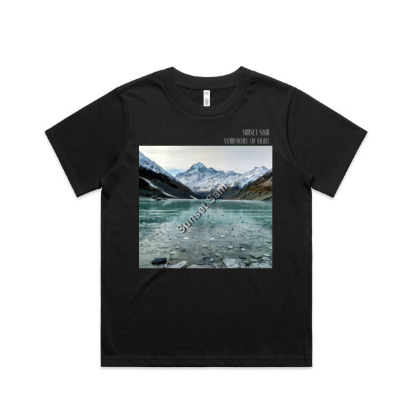 Mountain Ice, front - AS Colour Womens Classic Minus Tee Thumbnail