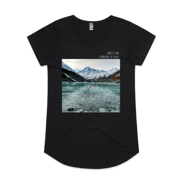 Mountain Ice, front - AS Colour Womens Mali Tee Thumbnail