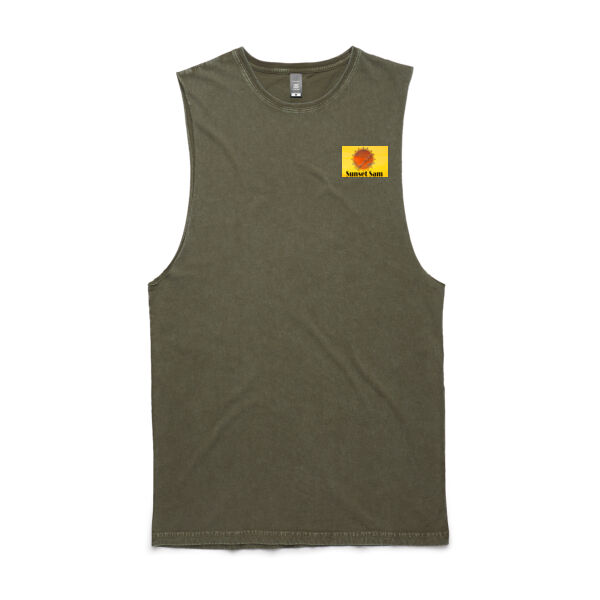 Mountain Ice, back - AS Colour Mens Stone Wash Barnard Tank Thumbnail