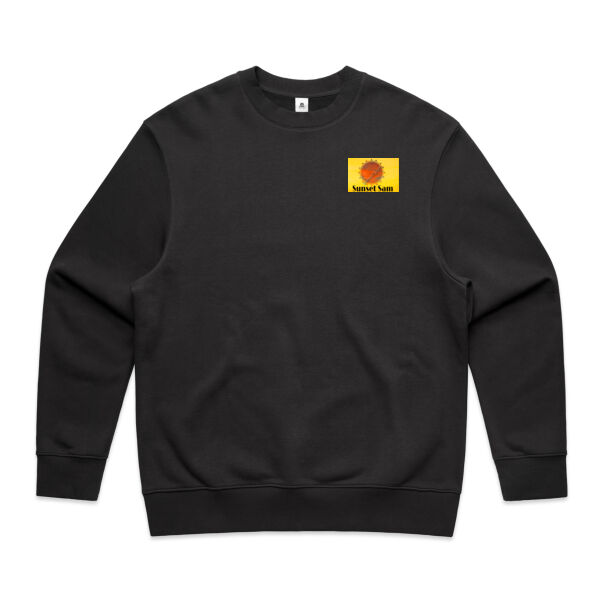 Mountain Ice, back - AS Colour Mens Heavy Crew Thumbnail