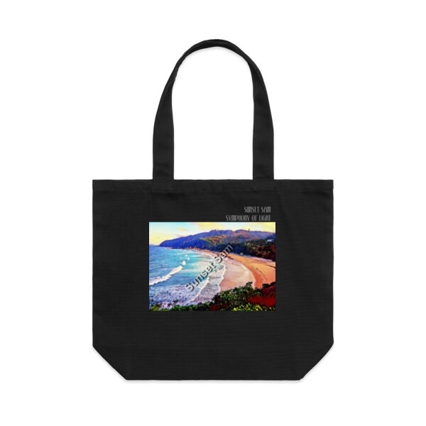 Waves Bright, front - AS Colour Shoulder Tote Thumbnail