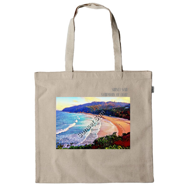Waves Bright, front - Super Tote Bag - Thread Project Thumbnail