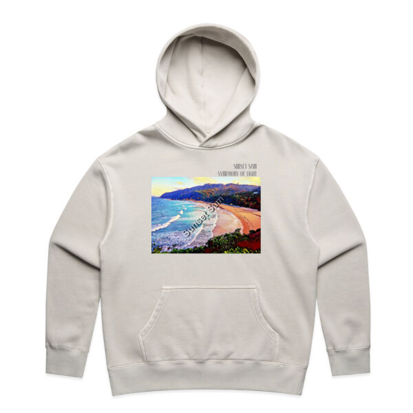 Waves Bright, front - AS Colour Womens Relax Faded Hood Thumbnail