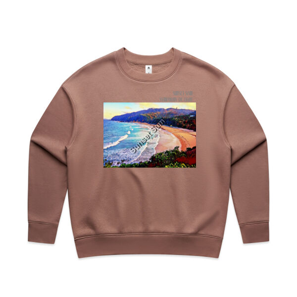 Waves Bright, front - AS Colour Women's Relax Crew Thumbnail