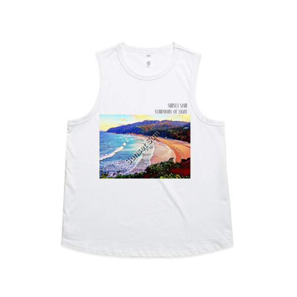 Waves Bright, front - AS Colour Womens Martina Tank Thumbnail