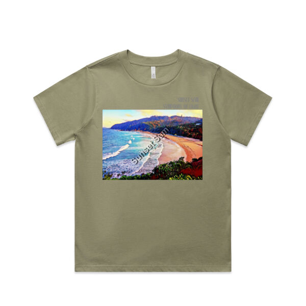 Waves Bright, front - AS Colour Womens Classic Minus Tee Thumbnail
