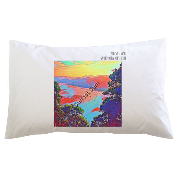 Seaview Vivid, front - Pillowcase  Thumbnail