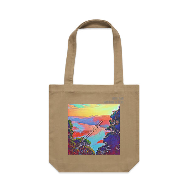 Seaview Vivid, front - AS Colour Carrie Tote Bag  Thumbnail