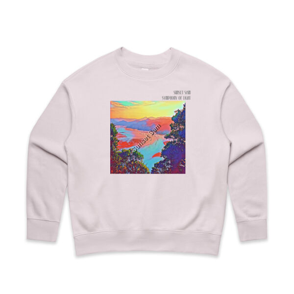 Seaview Vivid, front - AS Colour Women's Relax Crew Thumbnail