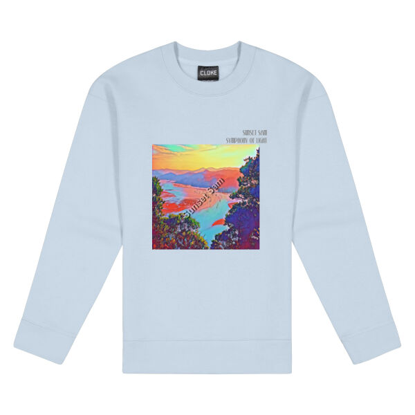 Seaview Vivid, front - Cloke Women's Standard Crew Neck Sweat Thumbnail