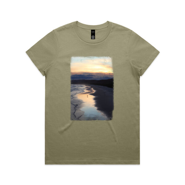 Sunset Surfer - AS Colour Womens Maple Tee Thumbnail
